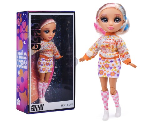 Модная кукла коллекция Glam Core, Энни Indie Core, в розовом костюме, 27см