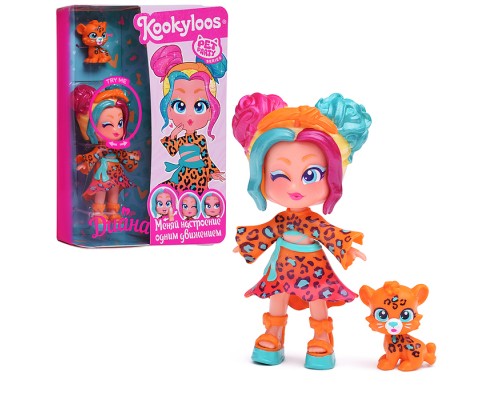 Игровой набор кукла Pets Party. Кукла Diana и питомец