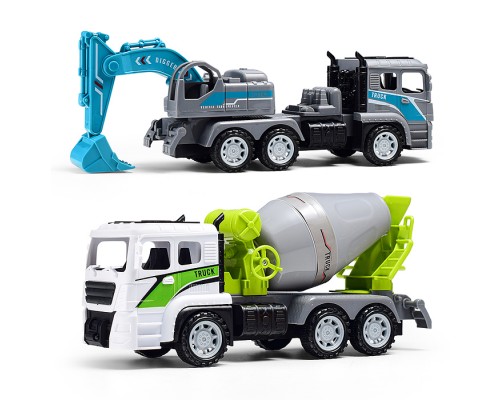 Машина "Строительная техника" инерционная,в пакете