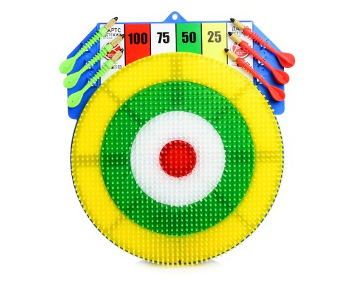 Дартс детский "Ёж"6 дротиков ,пластмасс