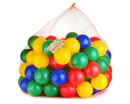 Шарики для сухого бассейна 100 шт, в сетке