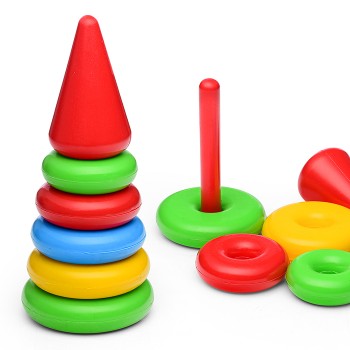 Пирамида 5 колец с наконечником, в сетке