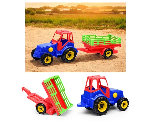 Трактор с прицепом