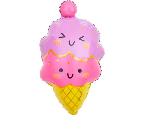 Шар (26''/66 см) Фигура, Сладкое мороженое, 1 шт. в уп.