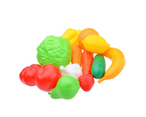 Набор "Фрукты, овощи" 13 предметов в сетке