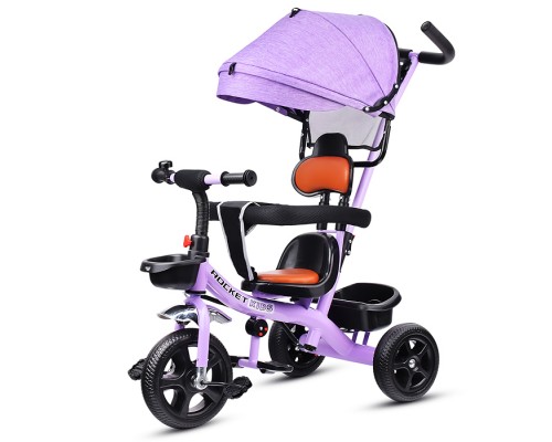 Велосипед 3-х колесный, сиреневый