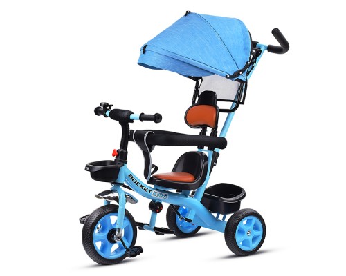 Велосипед 3-х колесный, голубой