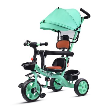 Велосипед 3-х колесный, зеленый
