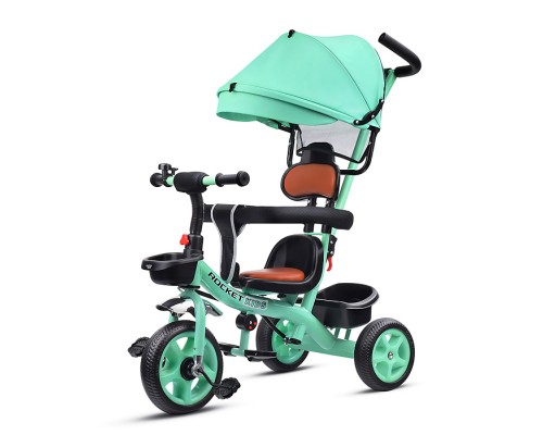 Велосипед 3-х колесный, зеленый