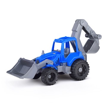 Трактор &laquo;Нева&raquo; с грейдером и ковшом