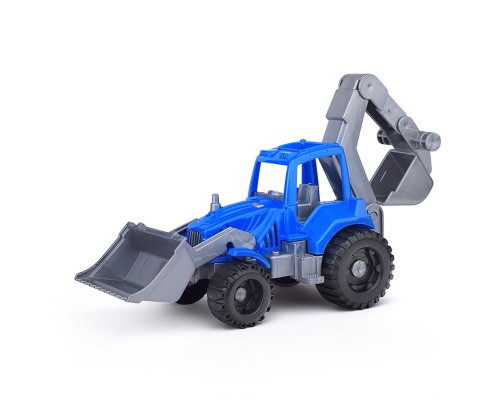 Трактор &laquo;Нева&raquo; с грейдером и ковшом