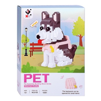 Конструктор "Хаски" 1000 дет,. в коробке