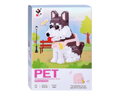 Конструктор "Хаски" 1000 дет,. в коробке
