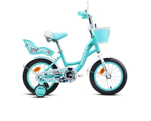Велосипед 14" Rocket Candy, цвет мятный