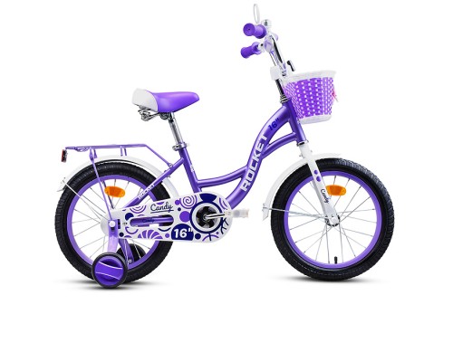 Велосипед 16" Rocket Candy, цвет фиолетовый