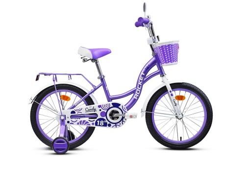 Велосипед 18" Rocket Candy, цвет фиолетовый