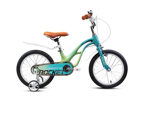 Велосипед 16" Rocket Sweety, цвет зеленый