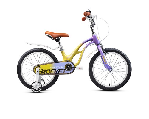 Велосипед 18" Rocket Sweety, цвет желто-фиолетовый