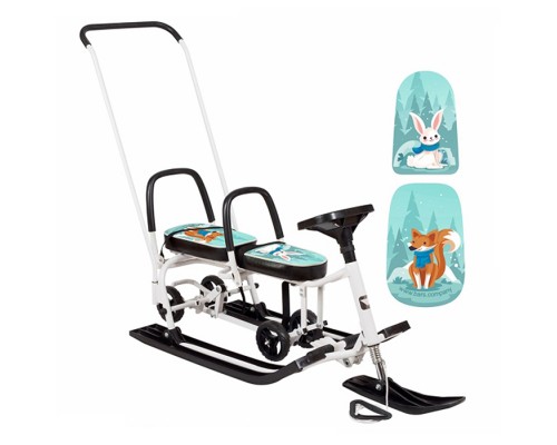 Игрушка Снегокат детский 507 "TWINS BABY Wheel" для двоих (Лисёнок Flash)