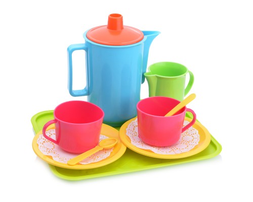 Набор посуды столовый "Молочные реки" (10 дет.) в сетке