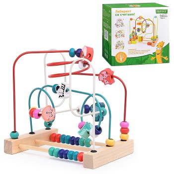 Игра Лабиринт "Зоо", со счетами