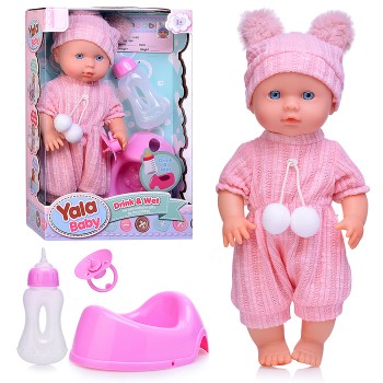 Пупс "Таисия" (пьет, писает) с аксессуарами, в коробке