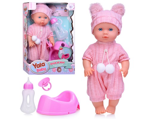 Пупс "Таисия" (пьет, писает) с аксессуарами, в коробке