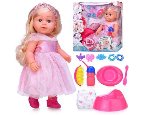 Кукла "Николь" (пьет, писает, слезы) с аксессуарами, в коробке