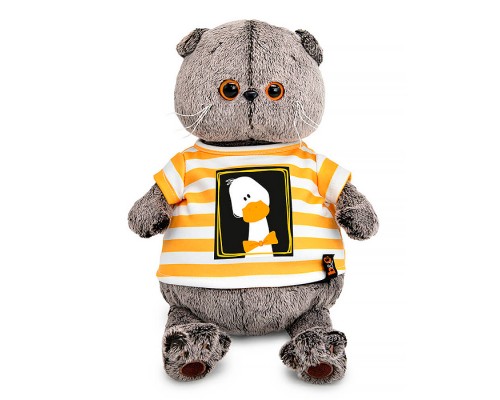 Кот Басик в футболке "Гусик"