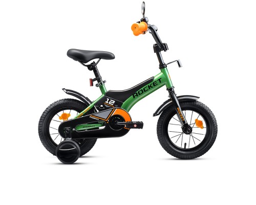 Велосипед 12" Rocket Phoenix, цвет зеленый