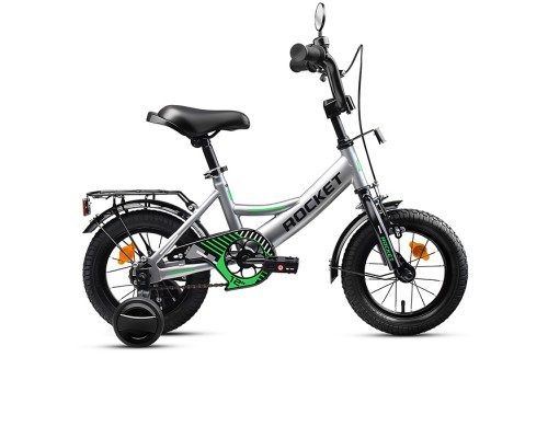 Велосипед 12" Rocket Gem, цвет серый