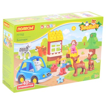 Конструктор "Макси" - "Зоопарк" (40 элементов)