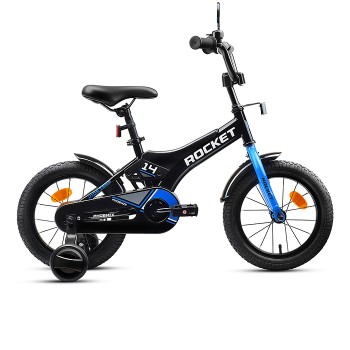 Велосипед 14" Rocket Phoenix, цвет черно/синий