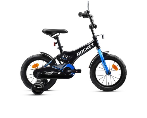 Велосипед 14" Rocket Phoenix, цвет черно/синий