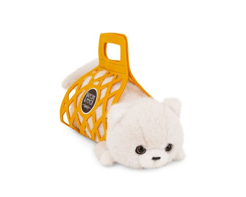 Кот Барсик в сумке белый 56