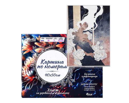 Картина по номерам 40х50 "Внутренняя гармония" (15 цветов)