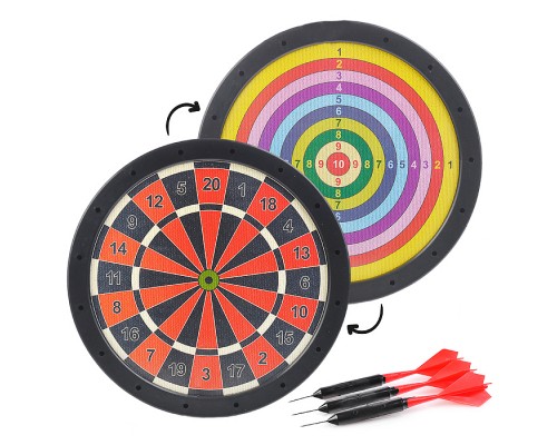 Дартс круглый d 35 (+3 дротика) "Торнадо"