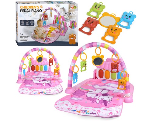 Коврик развивающий "Счастливый единорожка" в коробке