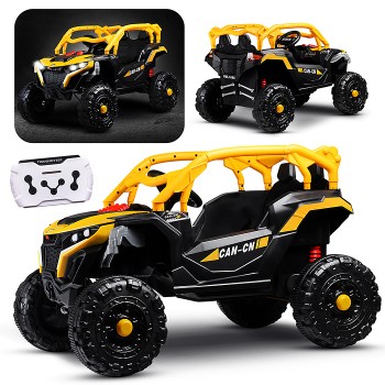 Электромобиль детский "Багги" (цвет желтый)