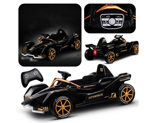 Электромобиль детский "Ралли" (цвет черный)