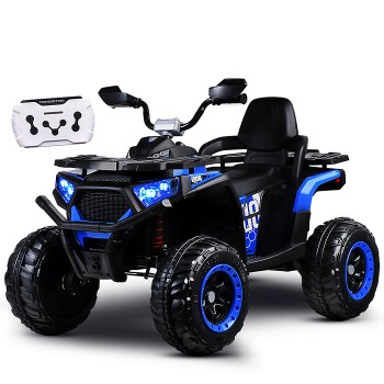 Электромобиль детский "Квадроцикл" (цвет черно-синий)