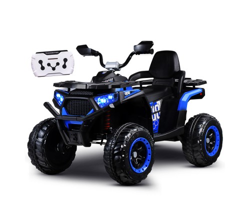 Электромобиль детский "Квадроцикл" (цвет черно-синий)