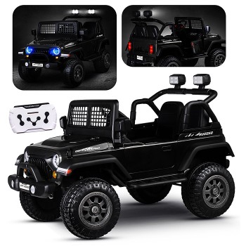 Электромобиль детский "Городской внедорожник" (цвет черный)