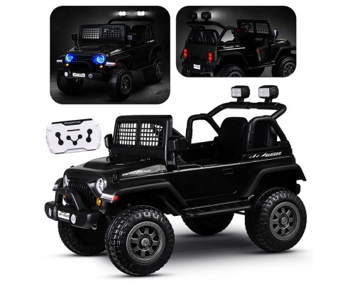 Электромобиль детский "Городской внедорожник" (цвет черный)