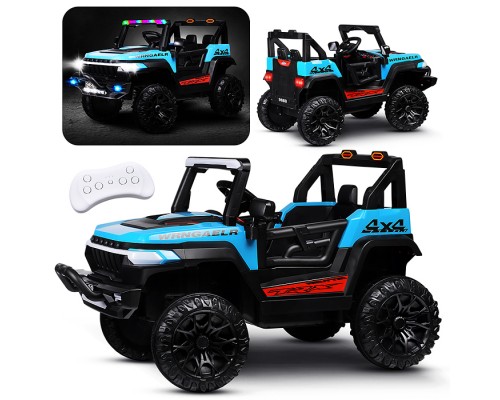 Электромобиль детский "Крутой внедорожник"(цвет синий)