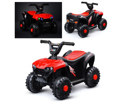 Квадроцикл "Супер квадро" на аккумуляторе, в коробке (красный)