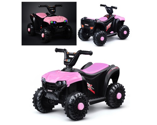 Квадроцикл "Супер квадро" на аккумуляторе, в коробке (розовый)