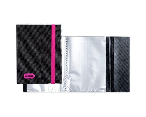 Папка с 20 вкладышами A5 "MonoChrome" A5 (156x225x20 мм) 500 мкм, с рельефной фактурной поверхностью