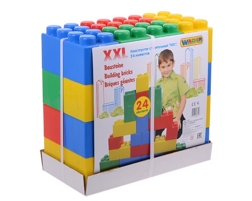 Конструктор строительный "XXL", 24 элемента