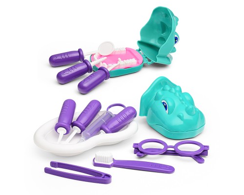 Игровой набор "Стоматолог динозавр" 9 предметов